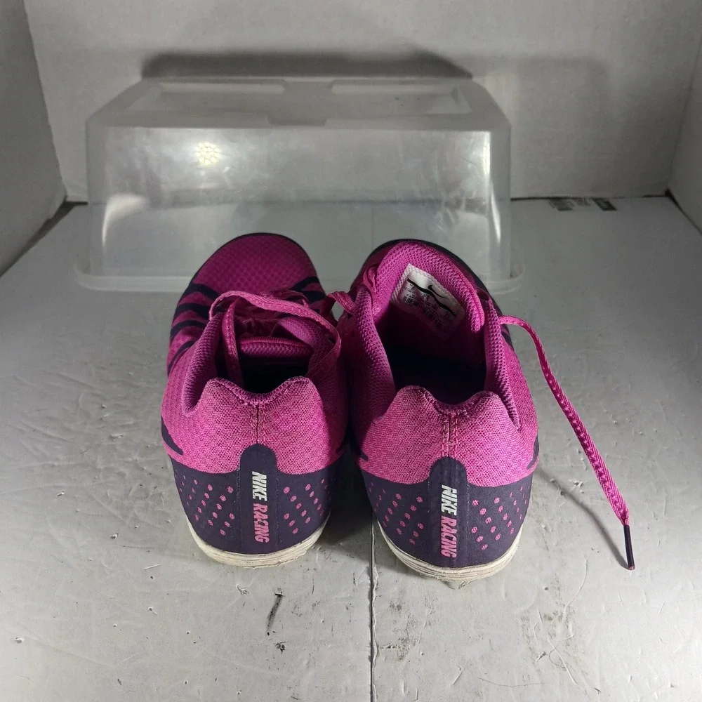 Nike Zoom Rival M 8 Size 8 Pink Purple Track Field Racing Spikes 806559-505